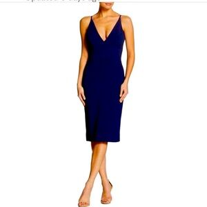 Dress the Population Lyla Midnight Blue Dress XXL but fits small like a size 12.